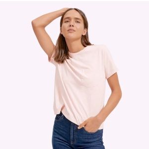 NWOT H&M Blush BASIC Line Tee with Pocket Sz Small Relaxed, Soft Fit *Make Offer